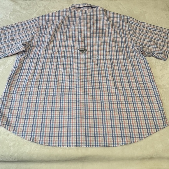 Columbia PFG Super Tamiami Shirt Mens Size XXL Vented Multicolor Plaid - Picture 6 of 8